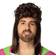 Boland Chav Larry Mullet Wig Brown