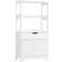 Dictac Freestanding White Storage Cabinet 23.6x48"