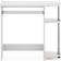 Furinno Simplistic White Oak/Stainless Steel Writing Desk 40x80cm