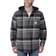 Carhartt Men's Flannel Fleece Lined Hooded Shirt - Black