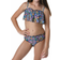 Hobie Kid's Dainty Ruffle Swim Bikini Set - Black Petals