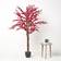 Homescapes Blossom Tree Silk Flowers Cerise Pink Artificial Plant