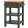 Dunelm Elda Butchers Moss Green Small Table 50x60cm