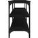 vidaXL Engineered Wood Black TV-bänk 140x50cm
