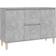 vidaXL Engineered Wood Concrete Grey Buffet 103.5x70cm