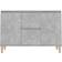 vidaXL Engineered Wood Concrete Grey Buffet 103.5x70cm