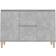 vidaXL Engineered Wood Concrete Grey Skænk 103.5x70cm