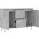 vidaXL Engineered Wood Concrete Grey Buffet 104x70cm