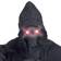 Widmann Hooded Mask Grim Reaper Black with Red Glowing Eyes