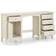 Julian Bowen Cameo Stone White Dressing Table 43x137cm