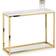 Julian Bowen Scala Gold/White Console Table 35x100cm