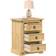 vidaXL Corona Natural Sängbord 39x53cm
