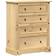 vidaXL Corona Natural Chest of Drawer 92x120cm