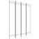 vidaXL 4 Panels White Rumsavdelare 160x200cm