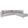 House Nordic Lido Light Grey Sofa 257cm