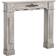 BigBuy Home Fireplace Fir White Hylla