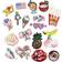 Shein Cherubic Mouth Iron On Patches 18pcs