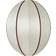 Oi Soi Oi Indochina Classic Oval Offwhite/Bordeaux Shade 44cm