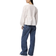 Pieces Golly Bow Long Sleeved Top - Bright White