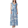 Guess All Over Floral Print Dress - Floral Blue