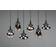 Trio Lighting Lumina Black Matt Lámpara Colgante 93cm