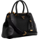 Guess Laryn Pebbled Luxury Satchel - Black