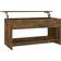 vidaXL Engineered Wood Smoked Oak Coffee Table 19.7x40.2"