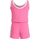 Adidas Kid's Terry Cloth Romper - Magenta Pop (IR4486)