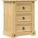 vidaXL Corona Natural Sengebord 39x53cm