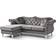 Glory Furniture Hollywood Dark Gray Sofa 82" 5 Seater