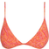 Rhythm Adia Paisley Bralette Top - Orange