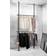 Wenko Basic Closet Organizer Black Bøjler 300x165.1cm