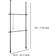 Wenko Basic Closet Organizer Black Bøjler 300x165.1cm