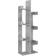 vidaXL Concrete Grey Bokhylla 140cm