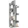 vidaXL Concrete Grey Bokhylla 140cm