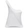 Spandex Loose Chair Cover White (83.8x49.5)