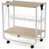 Versa Kitchen White Trolley Table 40x68cm