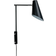 DYBERG LARSEN Cale Black Wall light ∅ 14.6cm