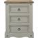 Core Products Corona Grey Bedside Table 38x53cm
