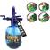 UMKYTOYS Kids Army Water Balloon Pump with 100 Water Bombs