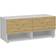 Latitude Run Wamac Glossy White and Artisan Oak Aufbewahrungskommode 108.9x46.1cm