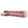 Perspectives Micadoni Pink Sofa 316cm 5-Sitzer