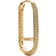 Pandora ME Extended Pavé Link Single Earring - Gold/Transparent