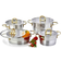 Evimsaray Elit Cookware Set with lid 8 Parts