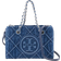 Tory Burch Mini Fleming Soft Chain Tote Bag - Denim