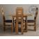 Oak Furniture Superstore York Brown Dining Set 5pcs