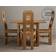 Oak Furniture Superstore York Brown Dining Set 5pcs