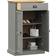 vidaXL Vigo Grey Shoe Rack 23.6x37.8"