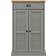 vidaXL Vigo Grey Shoe Rack 23.6x37.8"