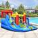 Costway Inflatable Bouncer Water Climb Slide Bounce House Splash Pool w/ Blower